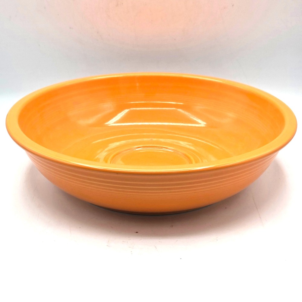 Homer Laughlin Fiesta EXTRA LARGE Serving Bistro BOWL Tangerine Orange HCL 96oz